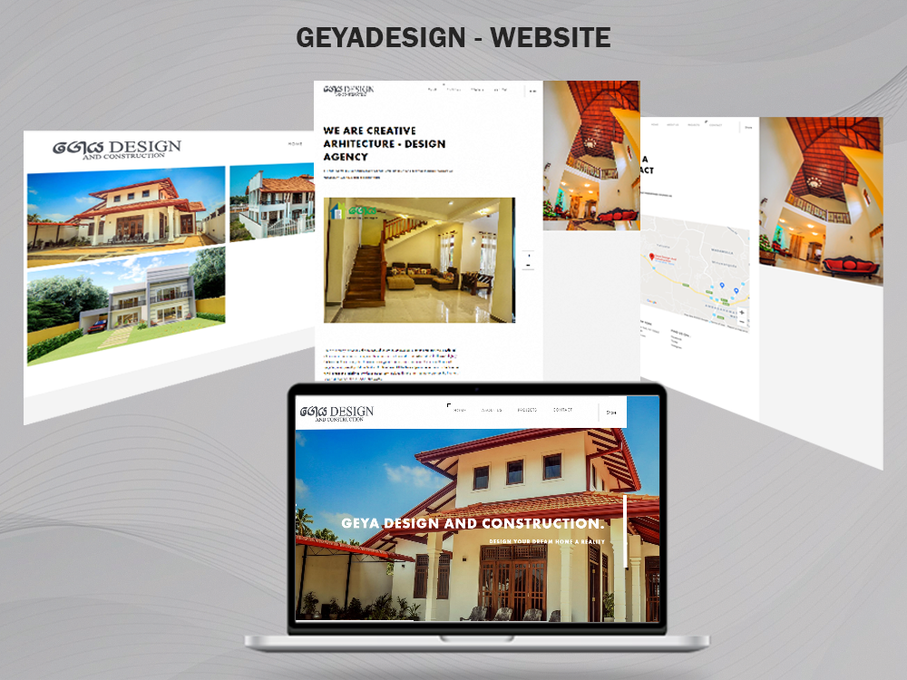Geyadesign website design